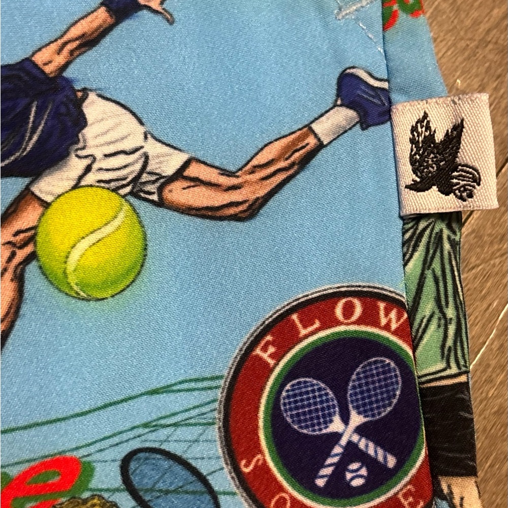 Flow Society Men's Tennis Flow 7" shorts Size Large Lacrosse - Picture 5 of 8